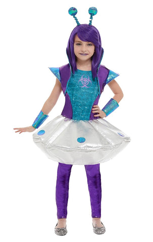 Costume da ragazza aliena per bambini