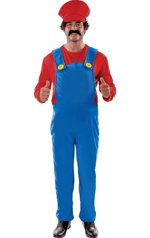 Super Mario Kostüm für Herren (große Größe)