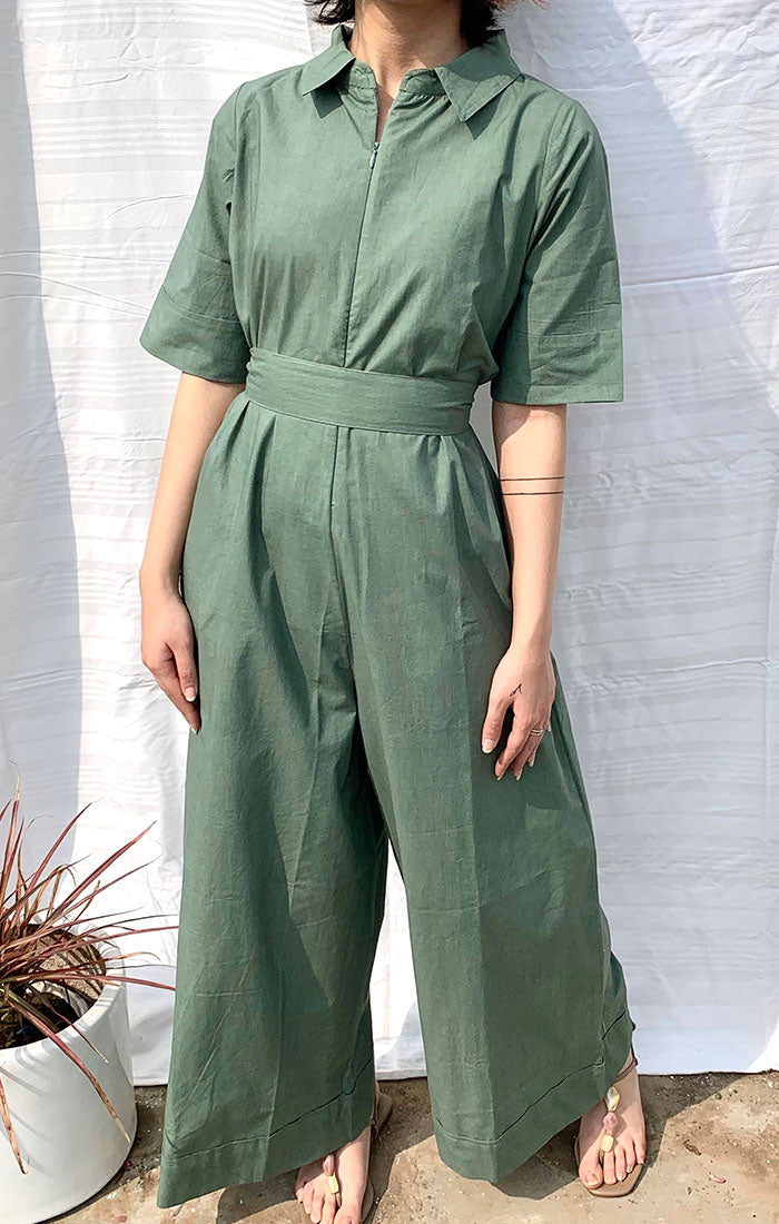 Organic Cotton Mint Green Jumpsuit – Ihaworld