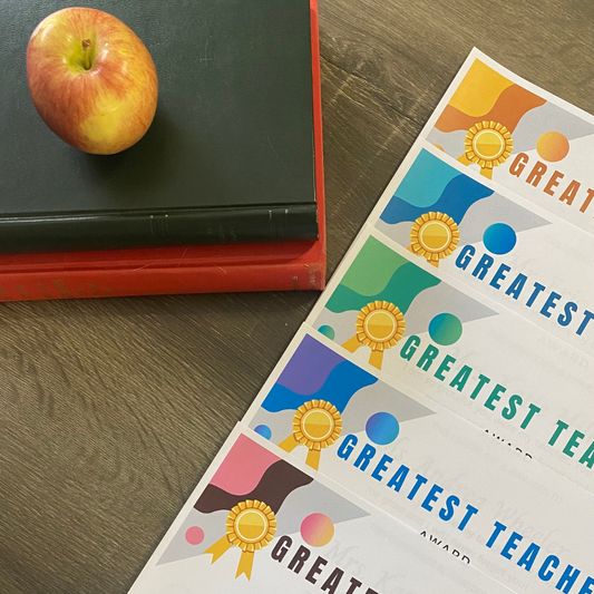 Teacher Appreciation  Personalized Teacher Notecards Gift Bundle – Fun  Learn Grow Co.