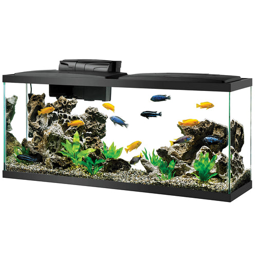 Aqueon Deluxe LED Bow Front Aquarium Kit - 16 Gallons