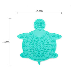 Turtle Treats Silicone Lick Mat product dimensions