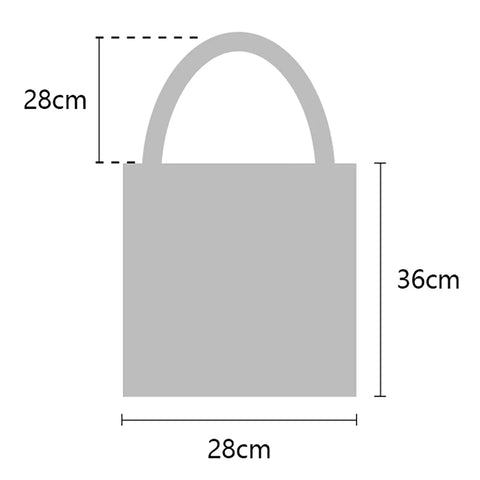 Dimensiones de la bolsa de mano tejida Whiskers n Yarn