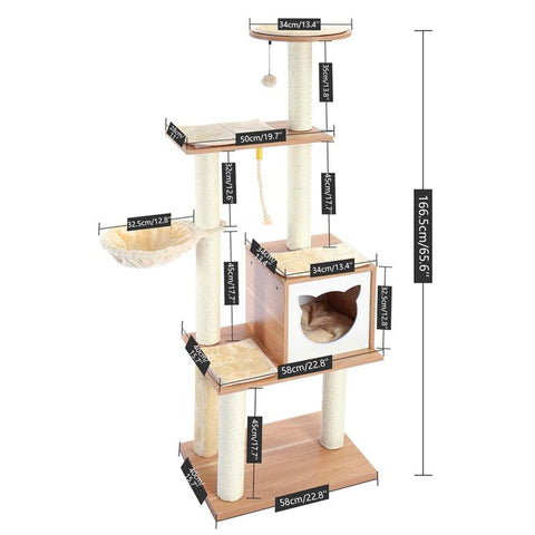 Five Tier Cat Tree - KittyNook Cat Company