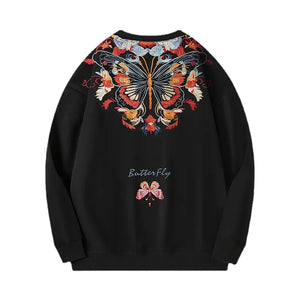 NEW Butterfly Embroidered Sweatshirt - NouvéExpress