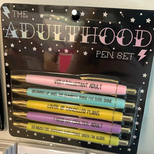 Demotivational Pen Set - Unique Gifts - Fun Club — Perpetual Kid