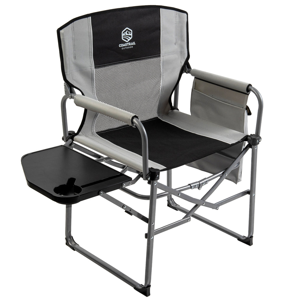 Extra Compact Folding Directors Camping Chair, up to 300lbs
