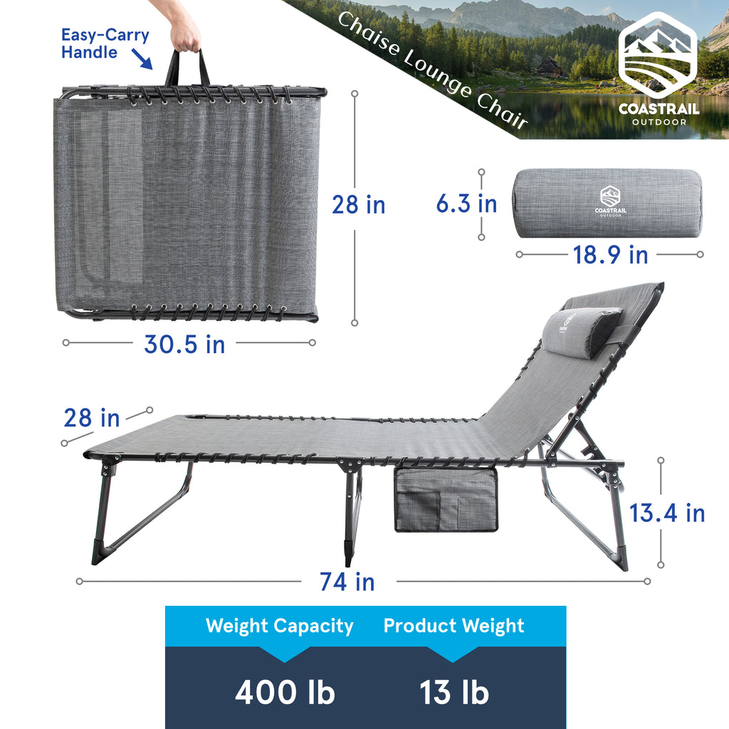 400 lb weight capacity chaise lounge