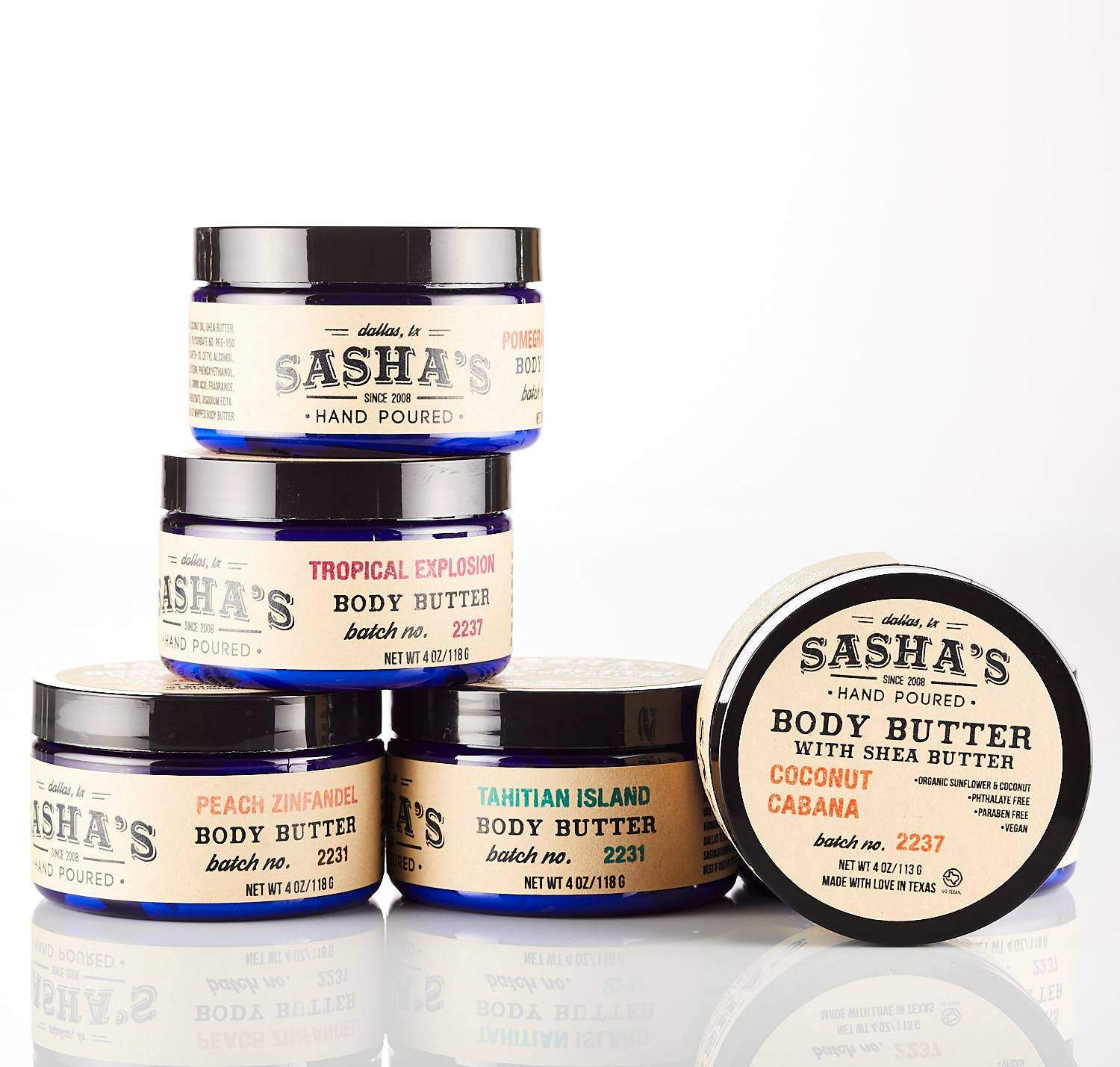 Sasha's Hand Poured Bath and Body - Body Butter 4 oz — White Rock Soap  Gallery
