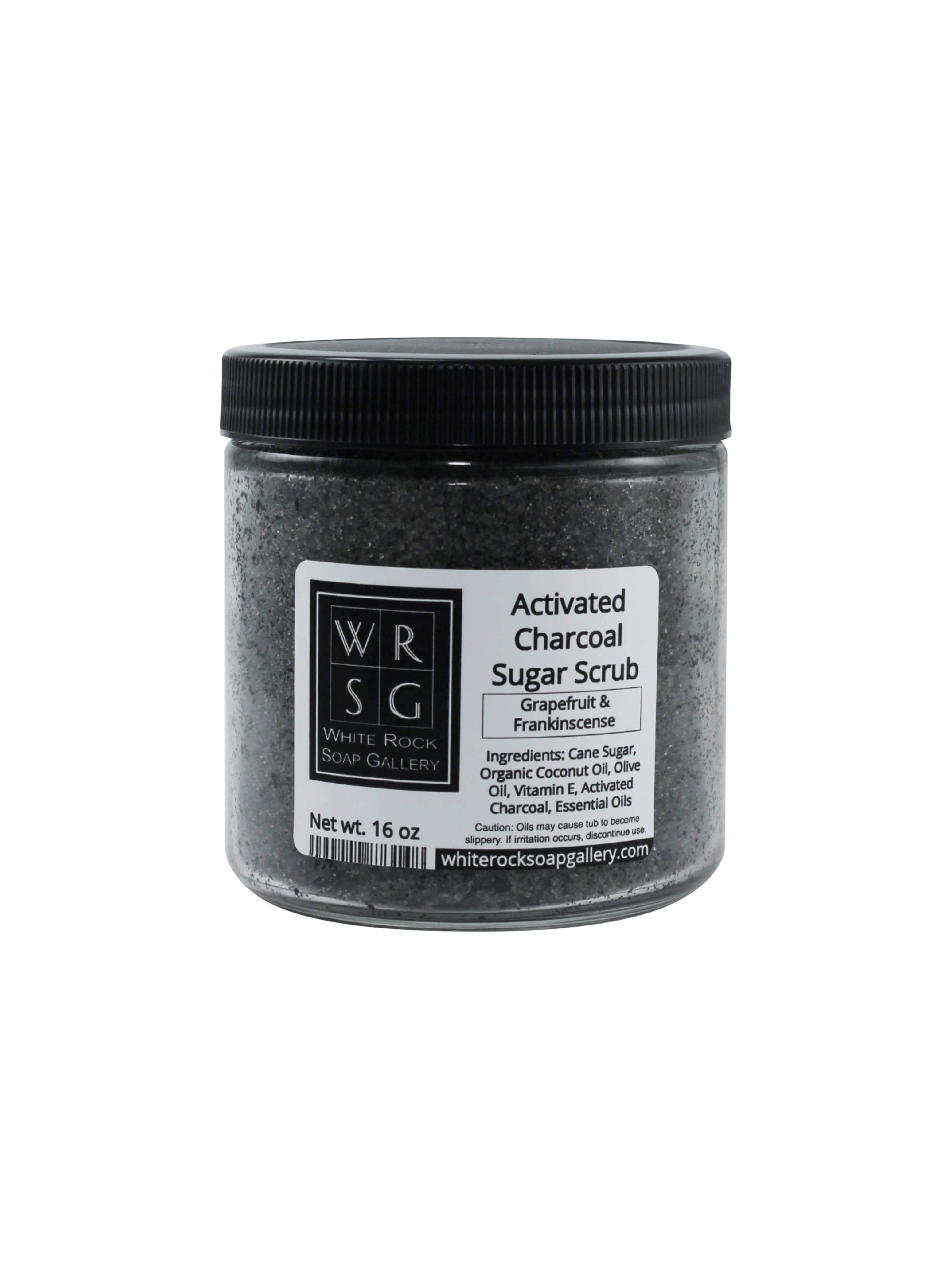 Activated Charcoal Sugar Scrub