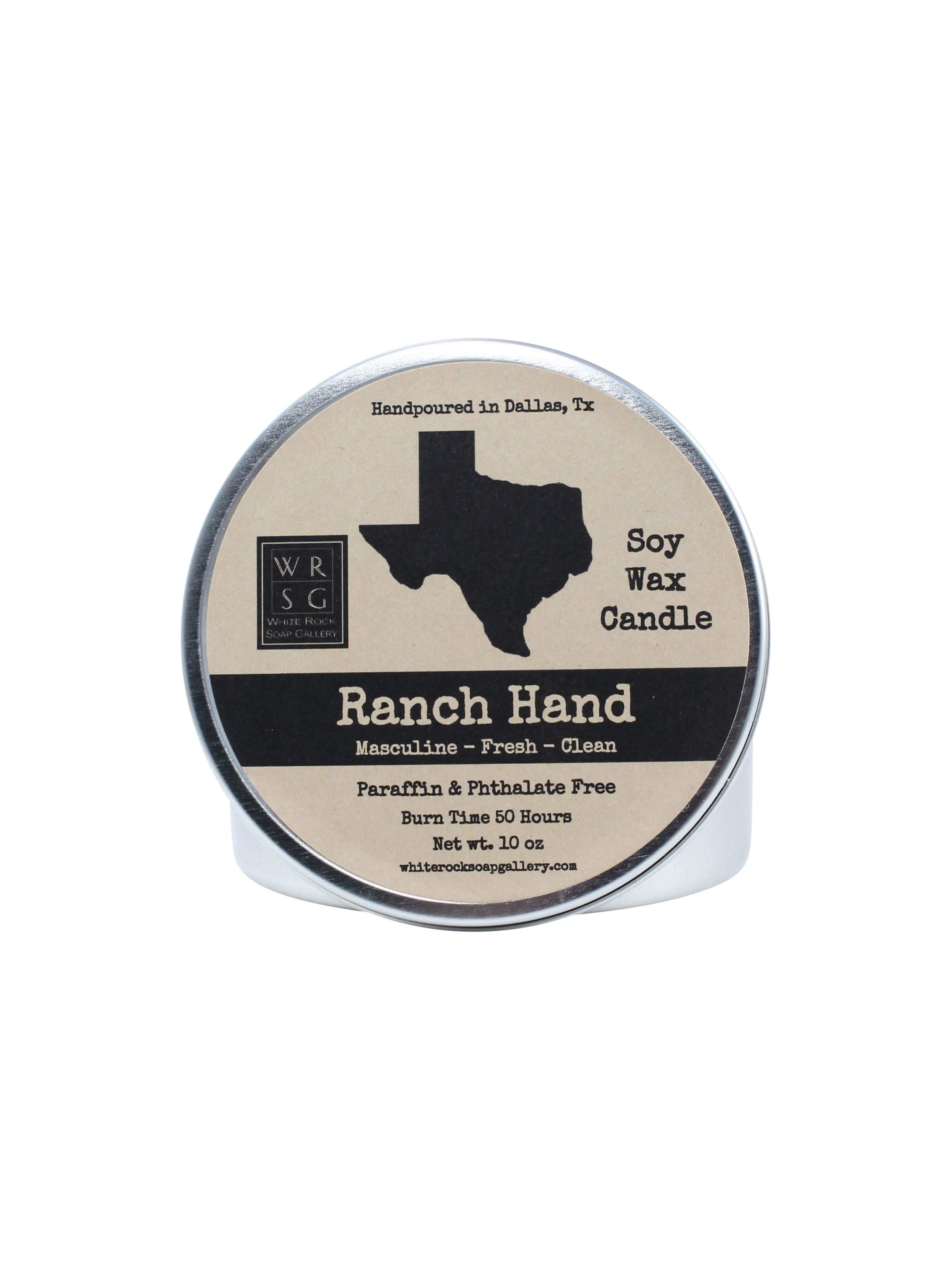 Soy Wax Candle Texas 16 oz. Tin