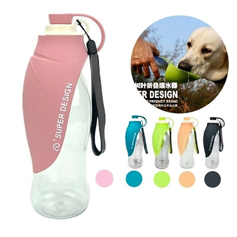 ANPETBEST anpetbest dog water bottle 325ml/11oz 650ml/22oz portable  dispenser travel water bottle bowl for dog cat small animals (22oz/