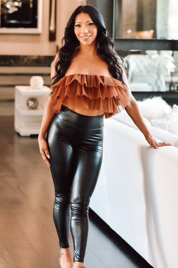 The Original Black Faux Leather Pants – Heavens Secret Closet