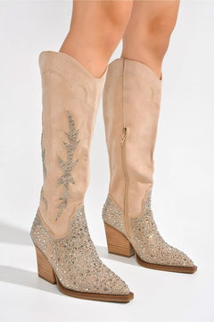 D-ANNISTONE-RHINESTONE WESTERN BOOT