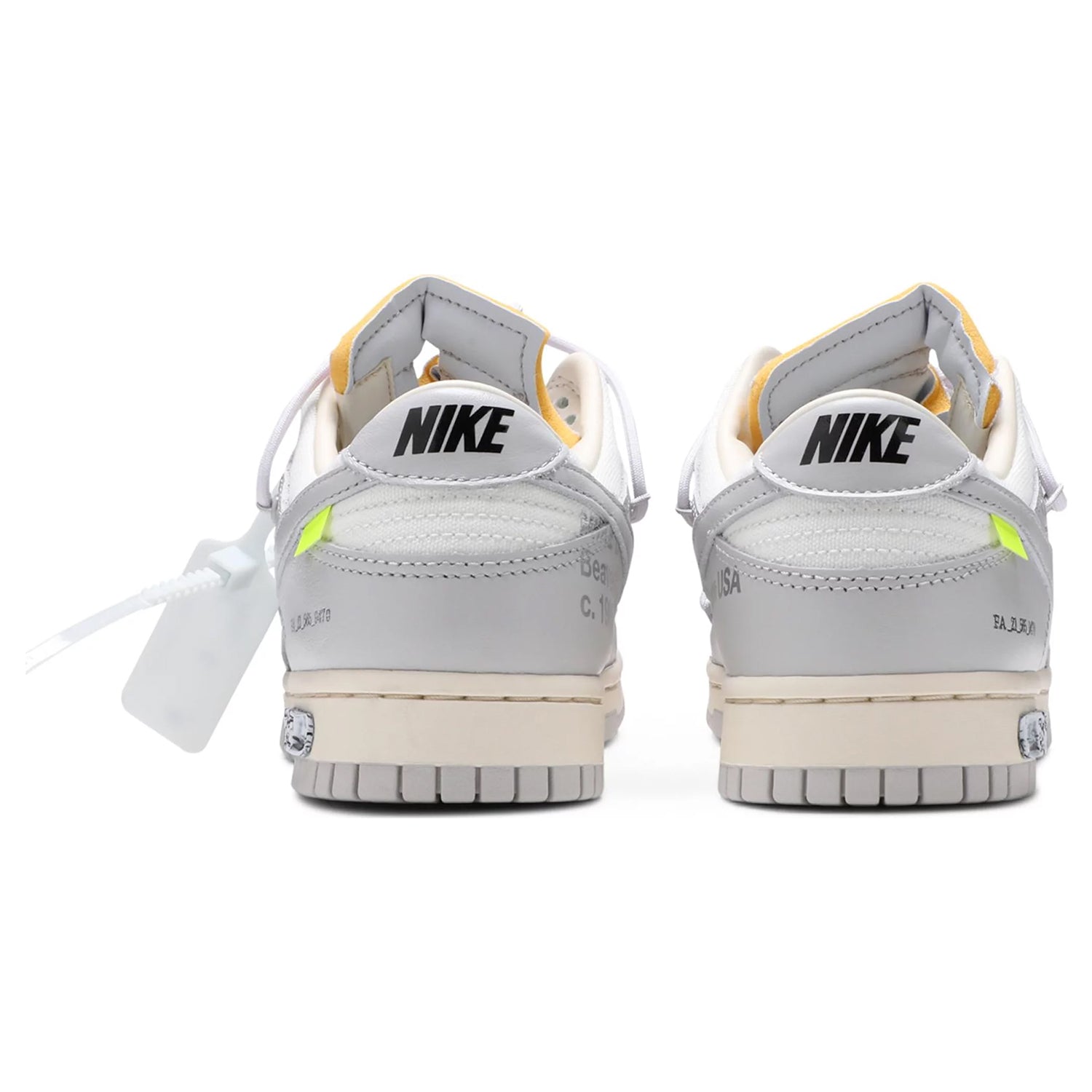 特上美品 NIKEスニーカー off-whiteロット49 エアジョーダン1 TAXI