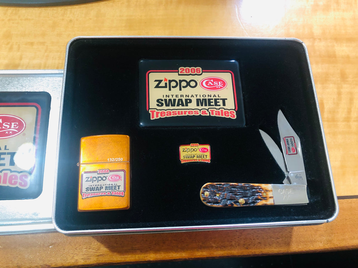 2006 Zippo Case Swap Meet LE Knife & Lighter Set #132 of 250