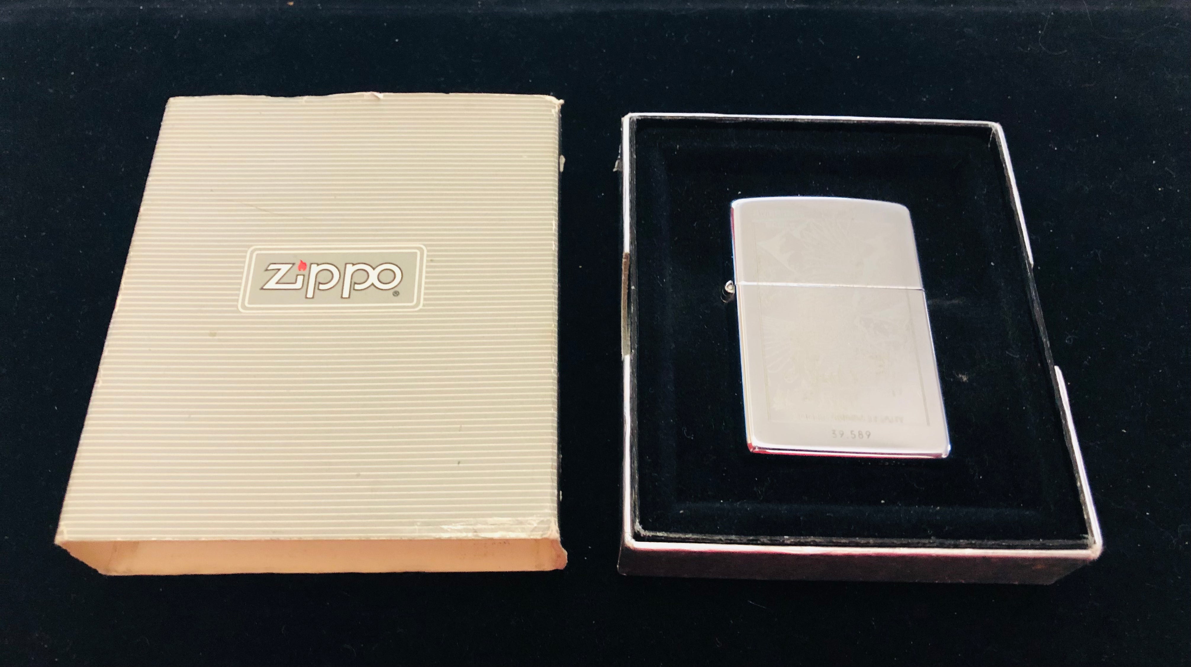 1994 American Eagle 200th Anniversary Zippo in Box — Collectors Flame