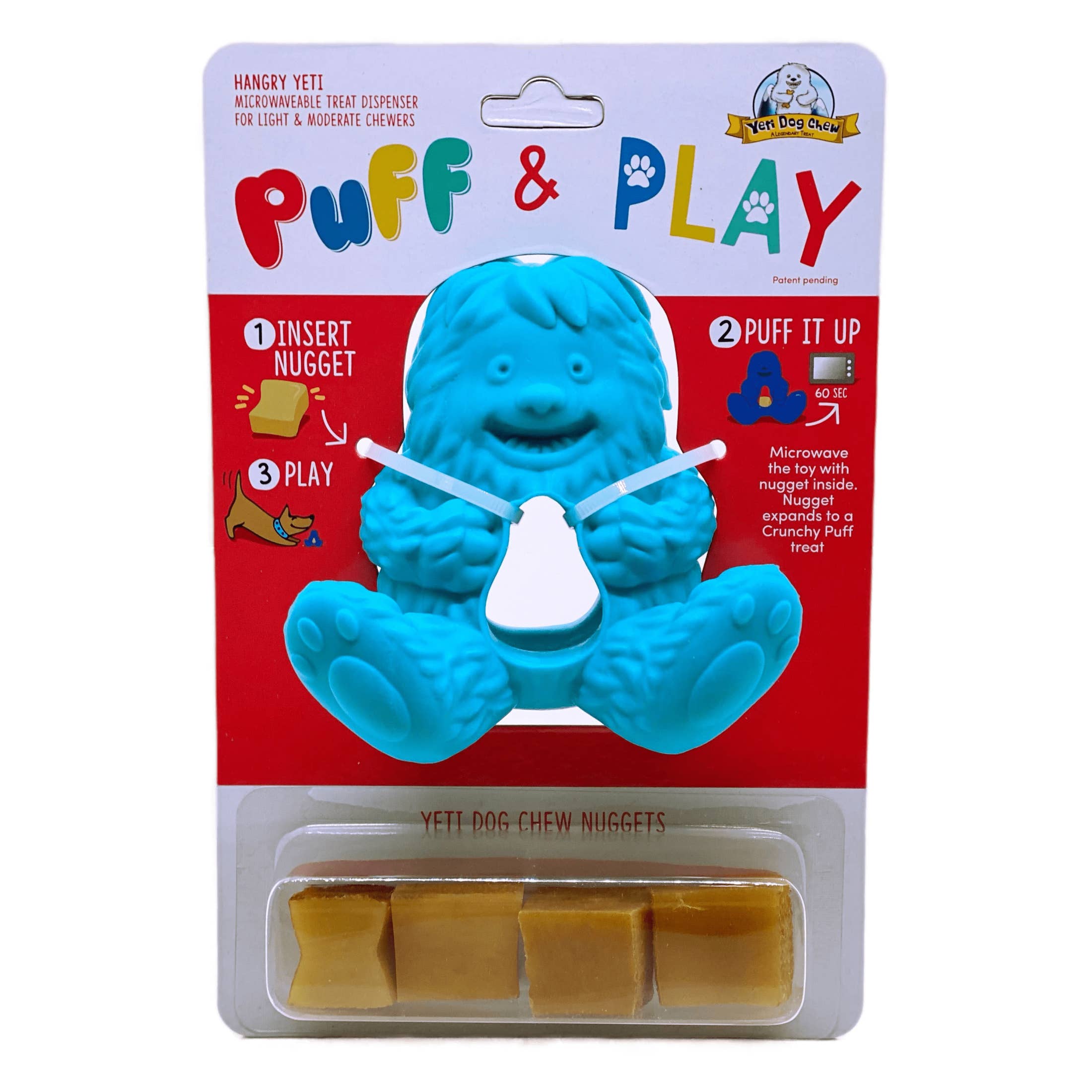 Puff & Play Toy Yeti - Blue