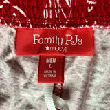 Holiday Family PJs Red Ornaments 2 Piece Set - Size Large