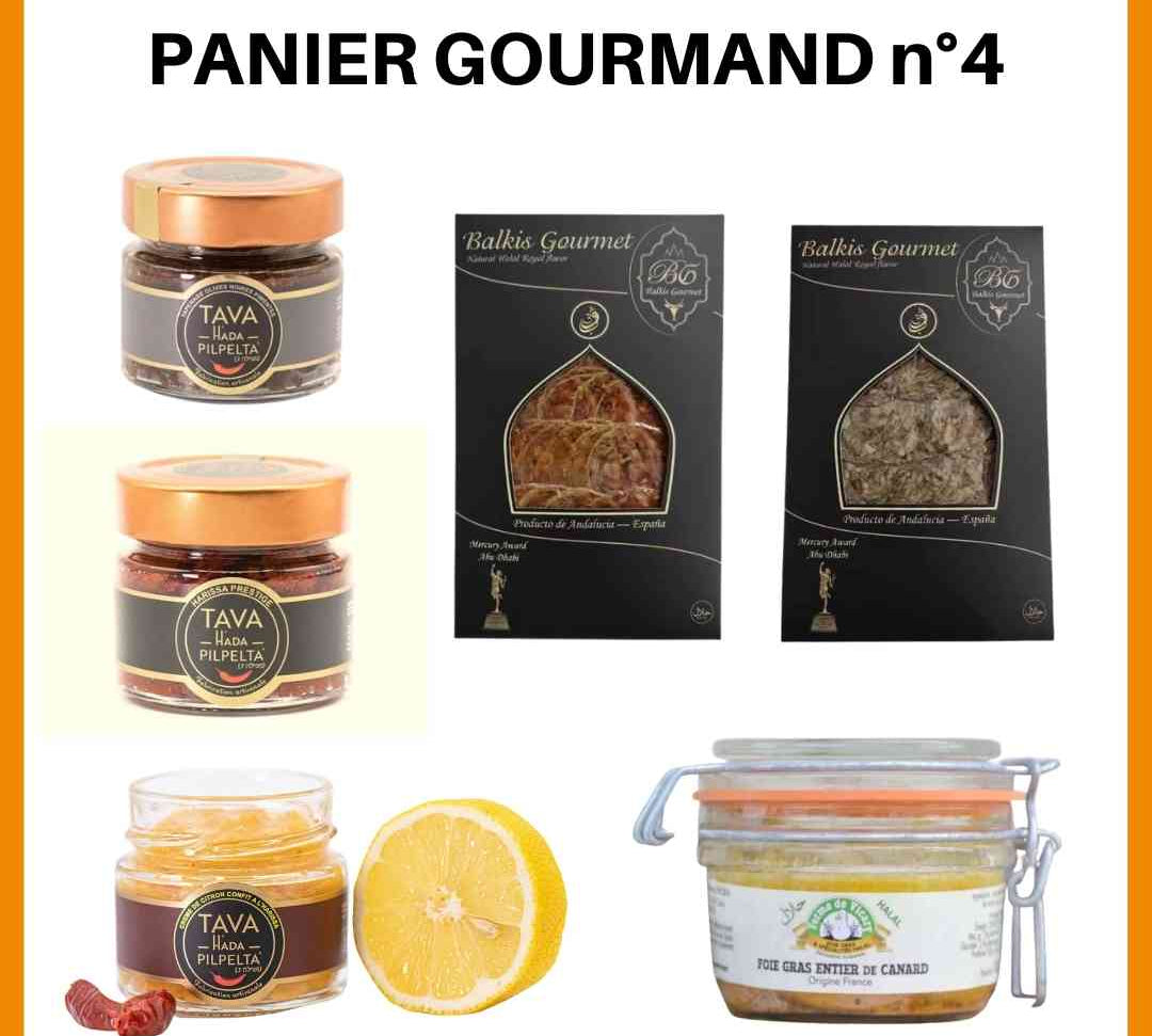Panier gourmand halal, Foie gras et charcuterie artisanale