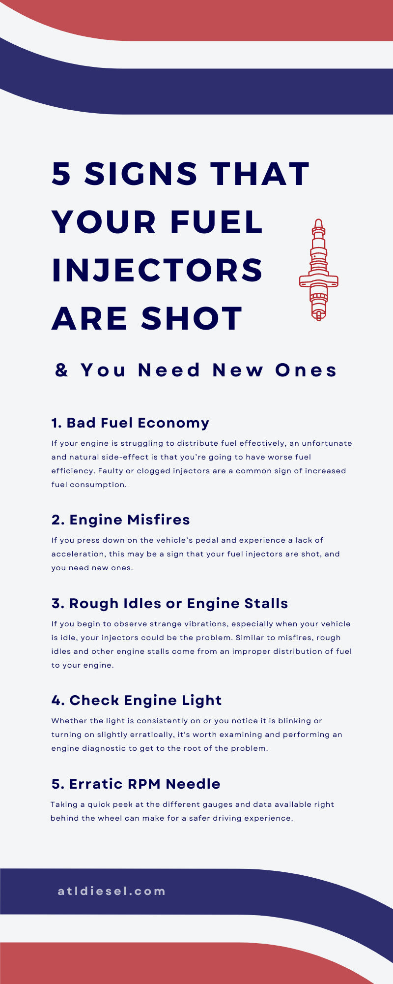 5 Signs That Your Fuel Injectors Are Shot & You Need New Ones