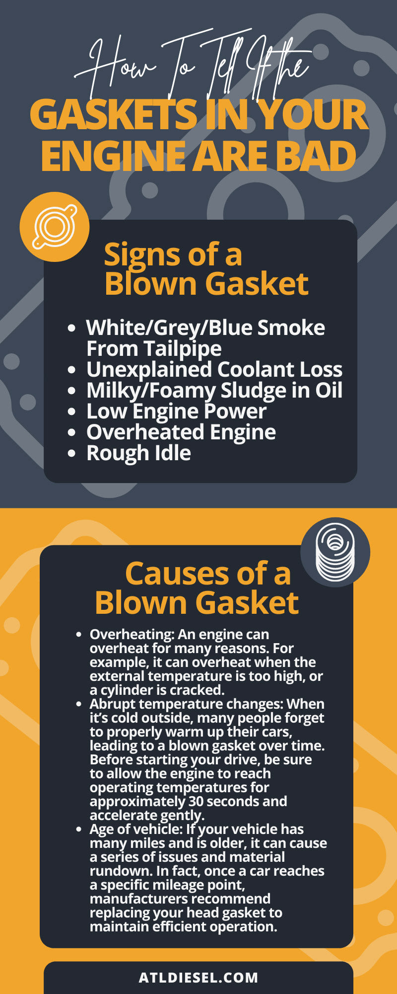 How To Tell If the Gaskets in Your Engine Are Bad