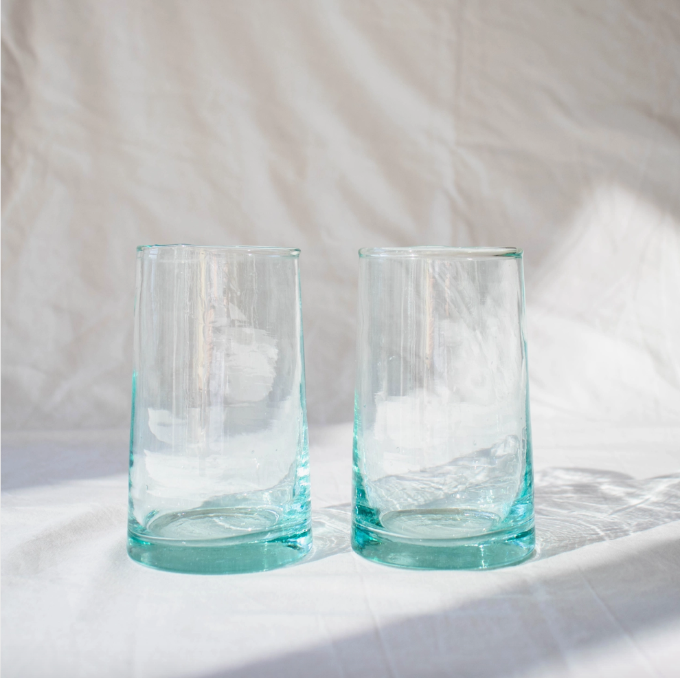 Recycled Glass Moroccan Pitcher – Salt & Sundry