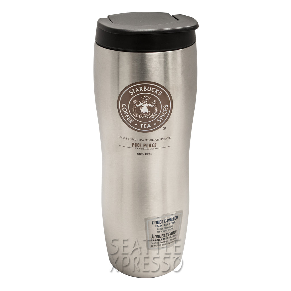 Starbucks Pike Place Stainless Steel Brown Tumbler – Seattle Xpresso