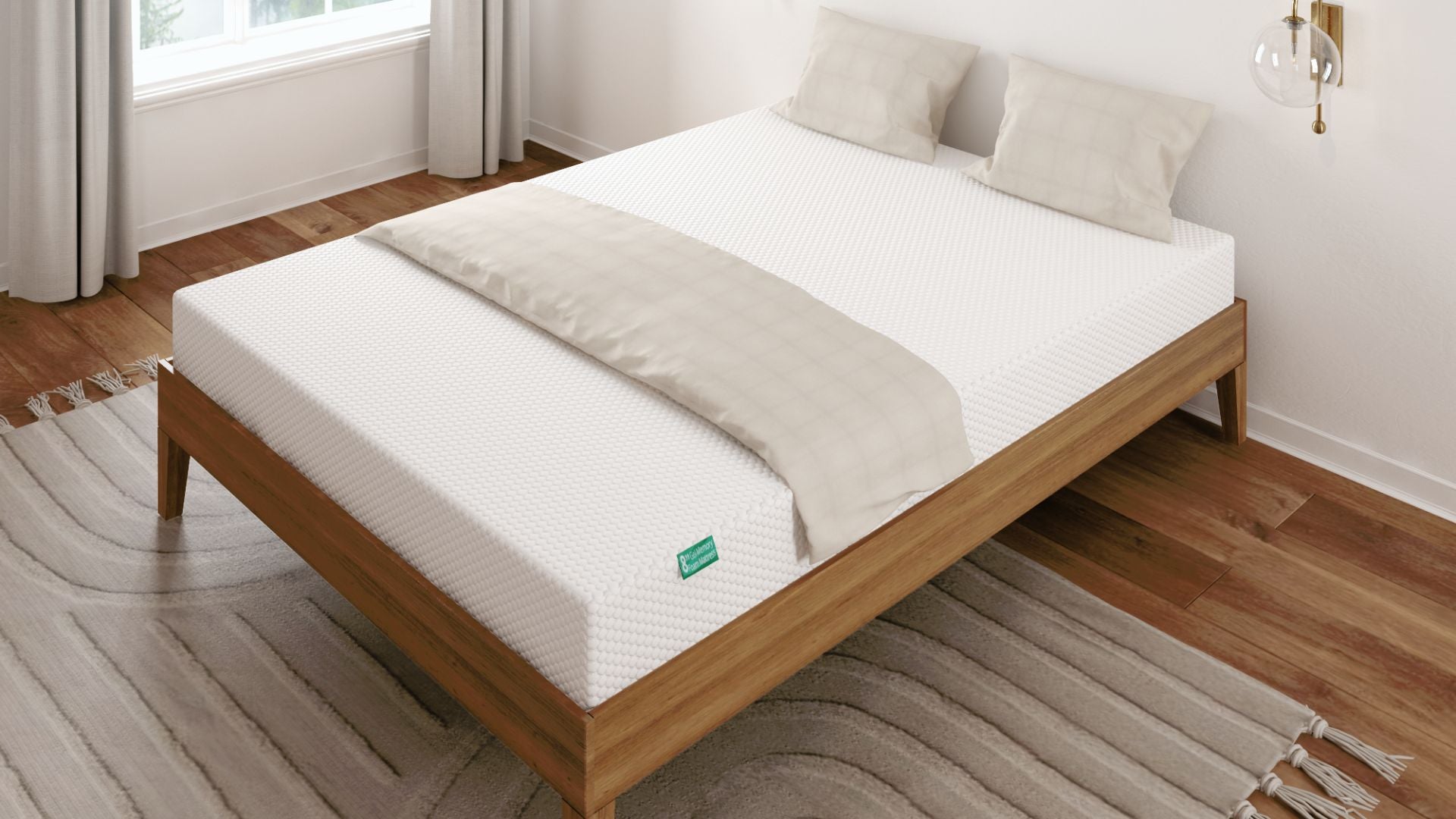 8-inch queen-size memory foam mattress