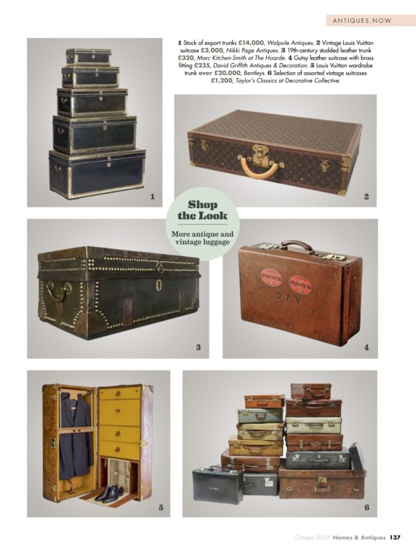 Bentleys London, Shop Vintage Luggage