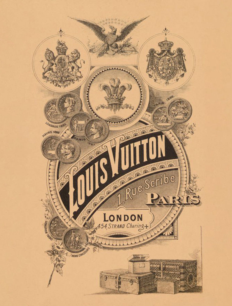 Lot - Louis Vuitton, (1821-1892, French), A vintage small Breveté