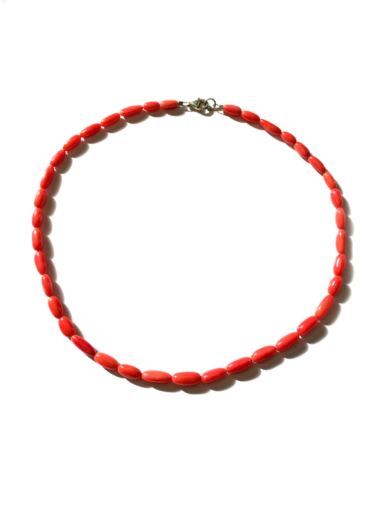 real coral necklace