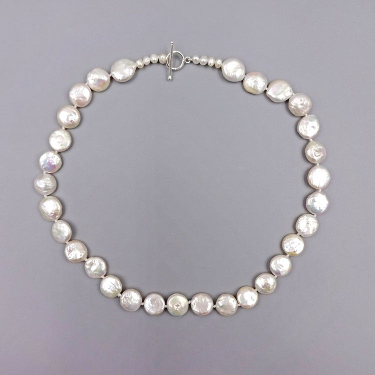 coin pearl necklace
