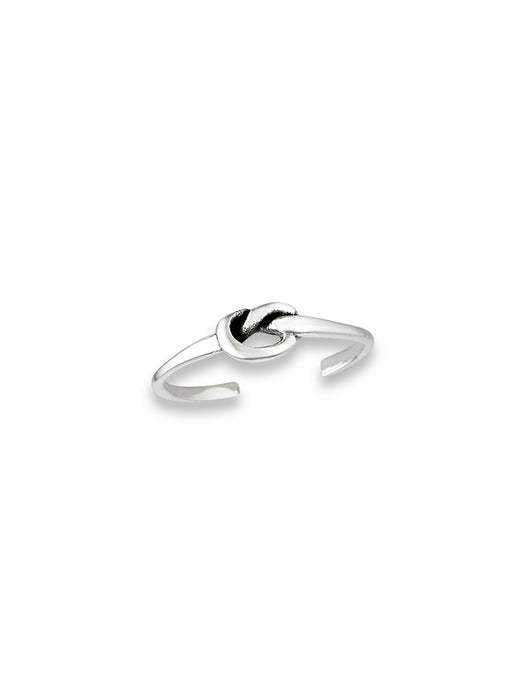 love knot toe ring