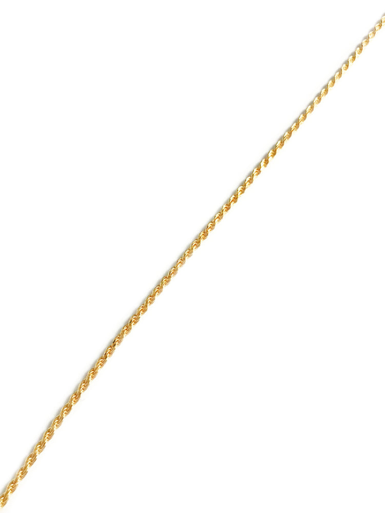 Rope Chain Anklet | 14kt Gold Vermeil Bracelet | Light Years Jewelry