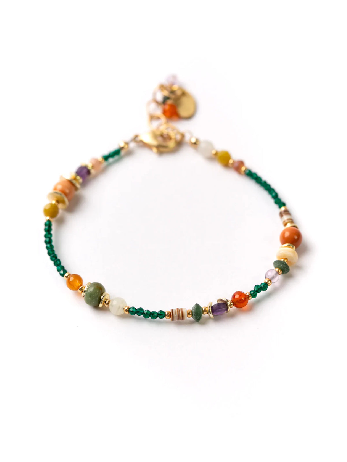 Bergamot Stone Collage Bracelet by Anne Vaughan | Light Years Jewelry