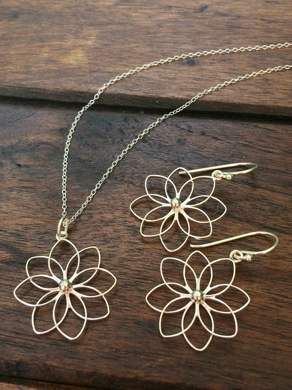 Four Circles Necklace, $39 | Sterling Silver | Light Years Jewelry