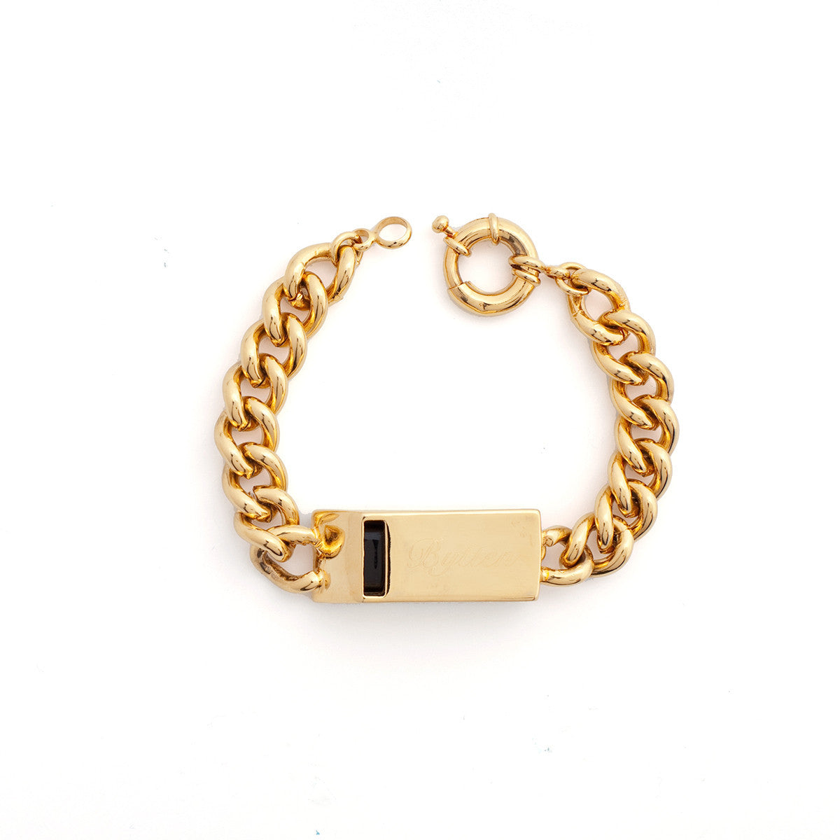 fitbit bangle gold