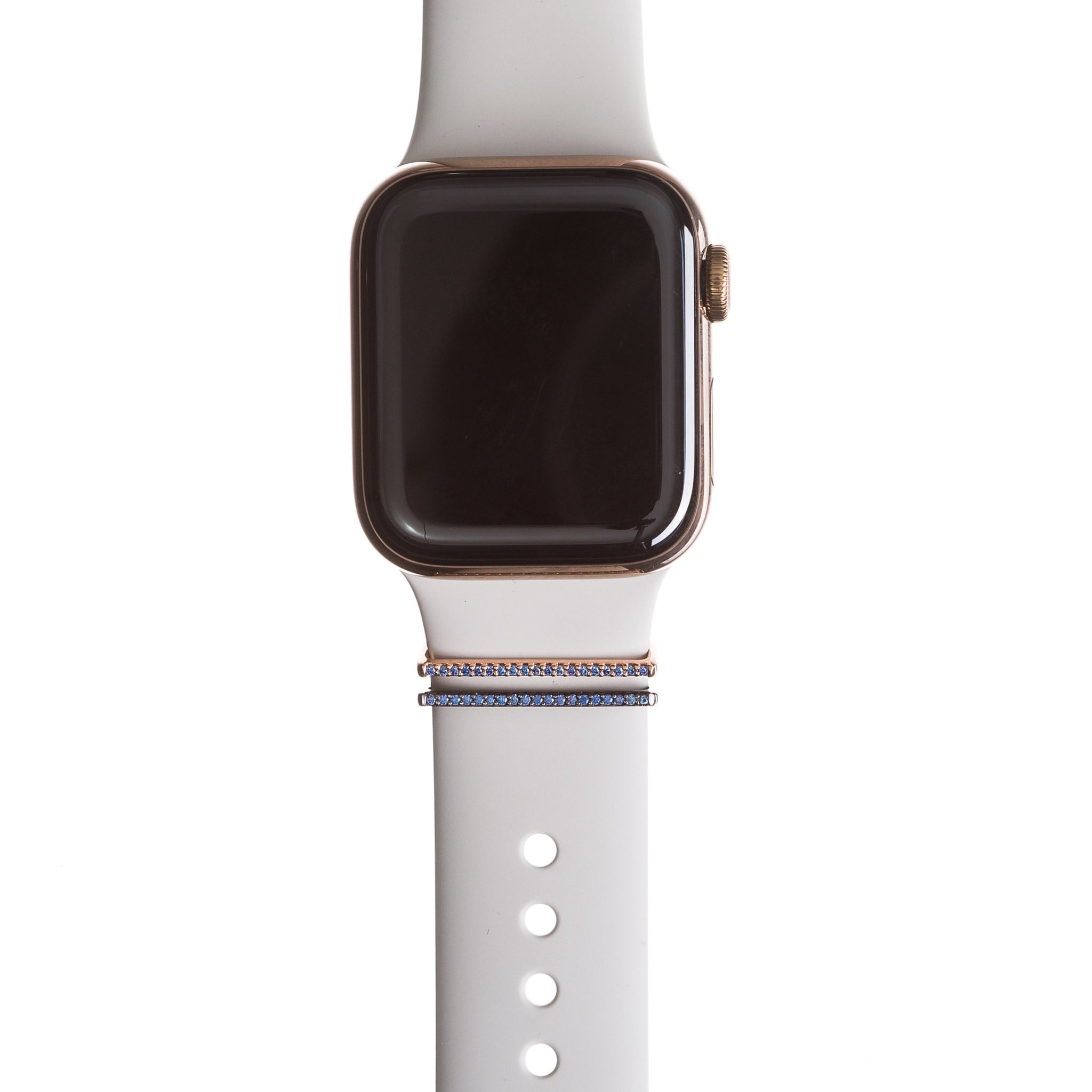 Byob Tiny Tanzanite Blue Rings For Apple Watch And Fitbit Bytten