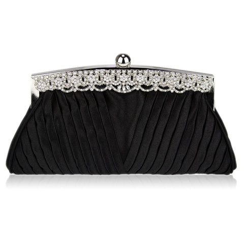 Cece Satin Clutch Handbag – Happy Wedding Day