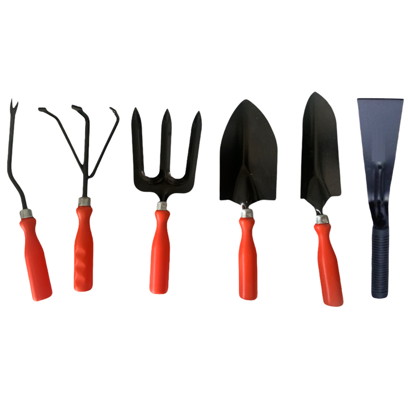 Gardening Tools - Set of 6 - Orange