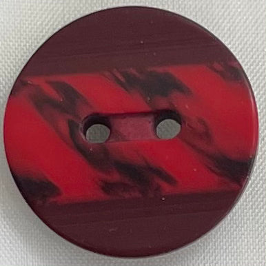 Red Button 7/8"