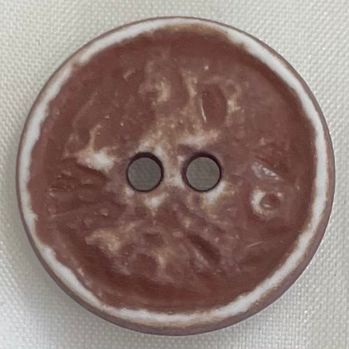Brown Button 23mm
