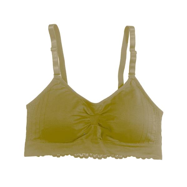 Joy Bra Full Size Seamless Scoop Neck Nude One Size at