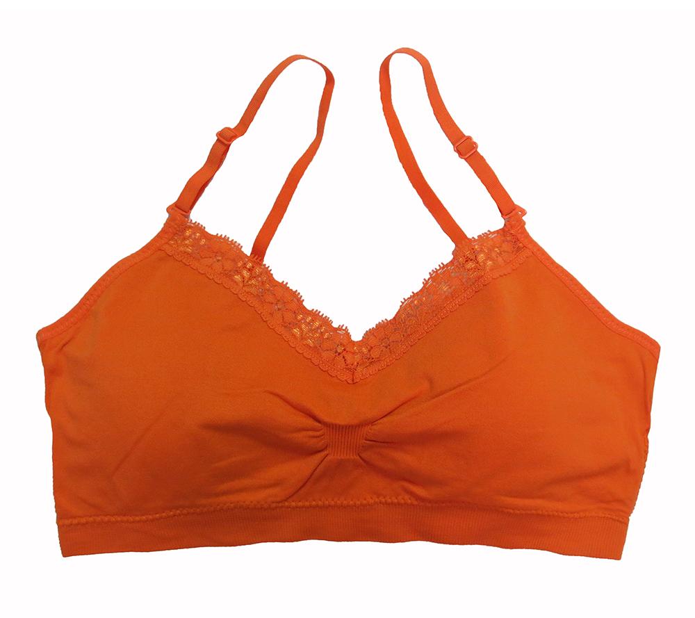 COOBIE SCOOPNECK SEAMLESS BRA-PEACH FULL SIZE - LoveHerHugHer