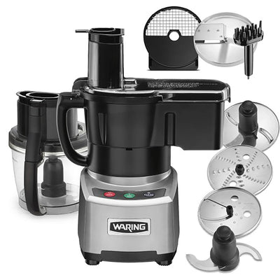 Waring WFP16SCD 4 Qt Combination Food Cutter & Processor Combo with Continuous Feed Chute