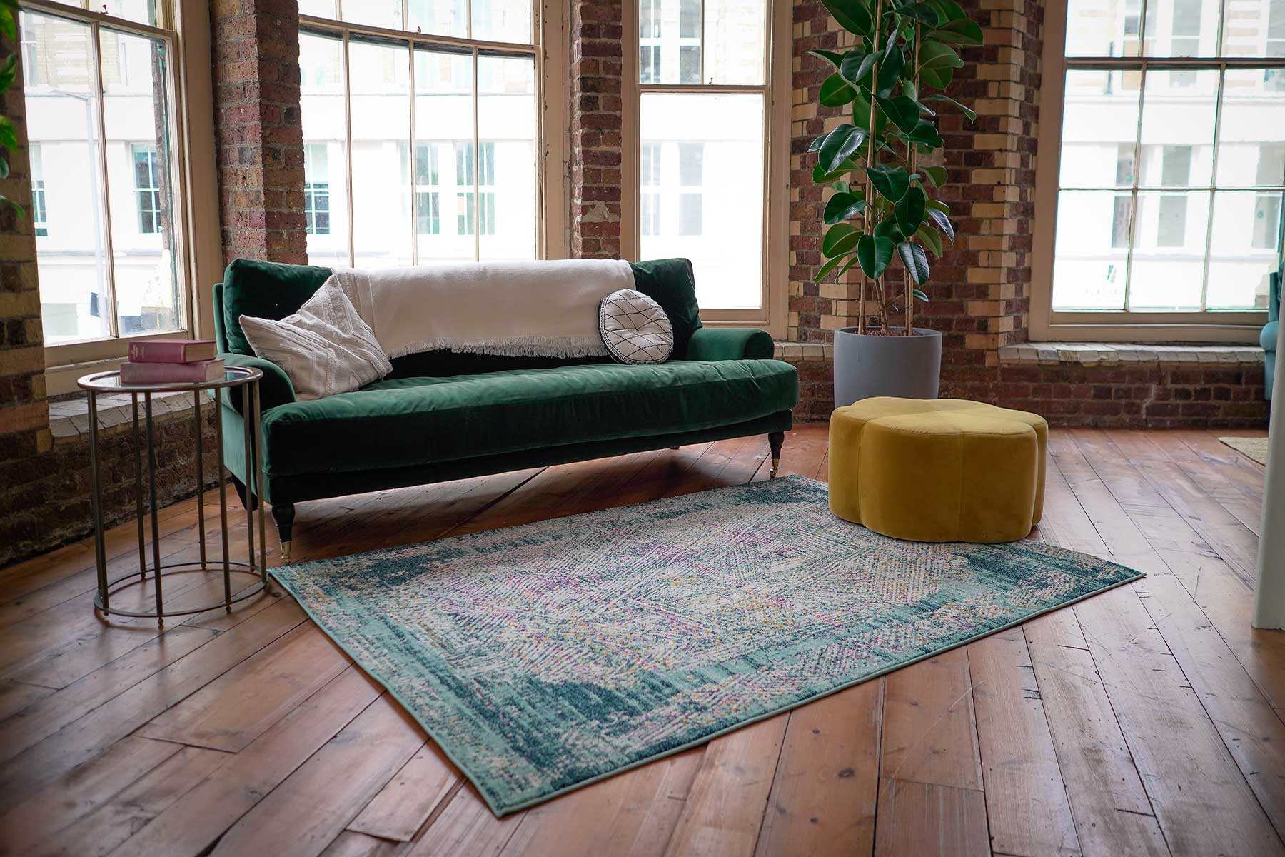 what makes a rug, a modern rug?