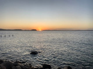 sunset at shoal bay