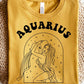 Aquarius Zodiac Graphic T Shirt
