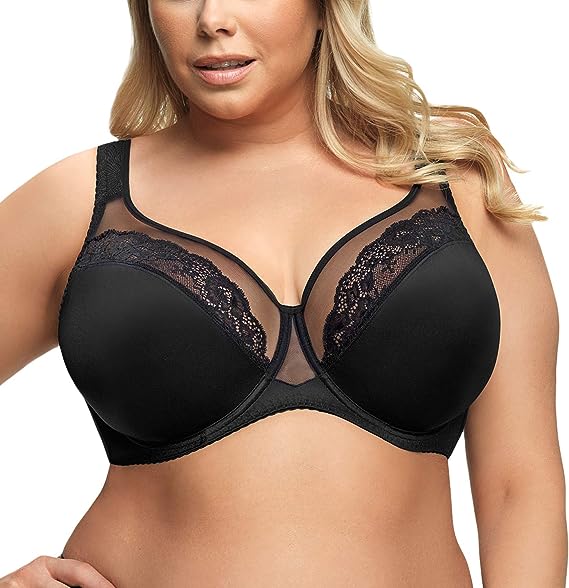 PARFAIT Charlotte 6901 Women's Full Busted and Full Figured Sexy Padded  Bra-Seaglass Green